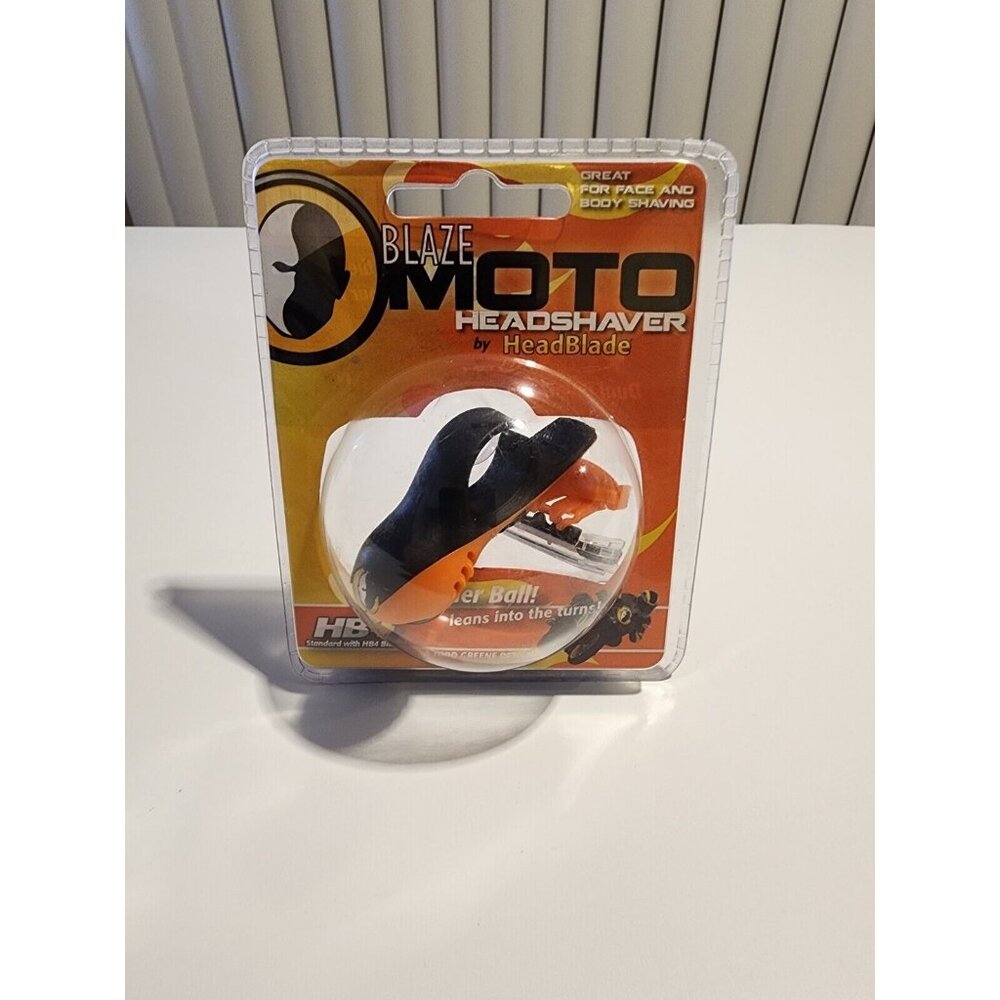 Blaze Moto Headshaver with Roller Ball by Headblade, HB4 Blades
